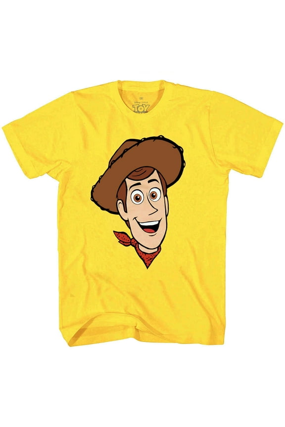 Toy Story Woody Face Adult Costume T-Shirt