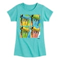 thumbnail image 1 of Toy Story - Woody Grid - Youth Girls Fitted Short Sleeve T-Shirt, 1 of 5