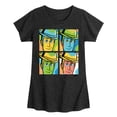 thumbnail image 1 of Toy Story - Woody Grid - Youth Girls Fitted Short Sleeve T-Shirt, 1 of 5
