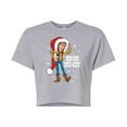 thumbnail image 1 of Toy Story - Woody Ho Ho Howdy - Juniors Cropped Cotton Blend T-Shirt, 1 of 5