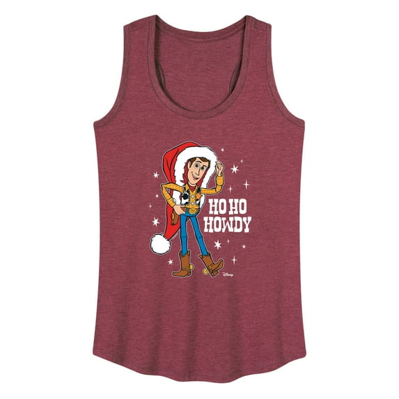 Toy Story - Woody Ho Ho Howdy - Women's Racerback Tank Top