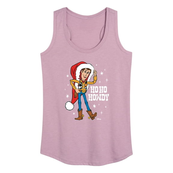 Toy Story - Woody Ho Ho Howdy - Women's Racerback Tank Top