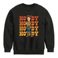 thumbnail image 1 of Toy Story - Woody Howdy - Toddler And Youth Crewneck Fleece Sweatshirt, 1 of 5
