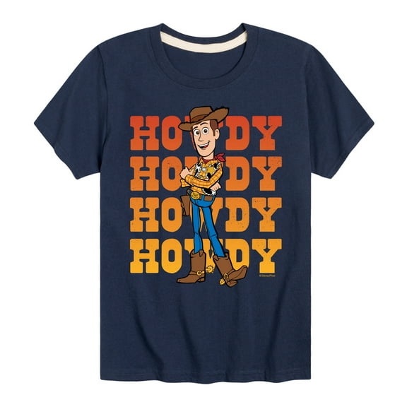Toy Story - Woody Howdy - Toddler And Youth Short Sleeve Graphic T-Shirt