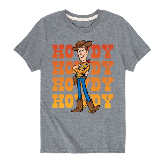 Toy Story - Woody Howdy - Toddler And Youth Short Sleeve Graphic T-Shirt