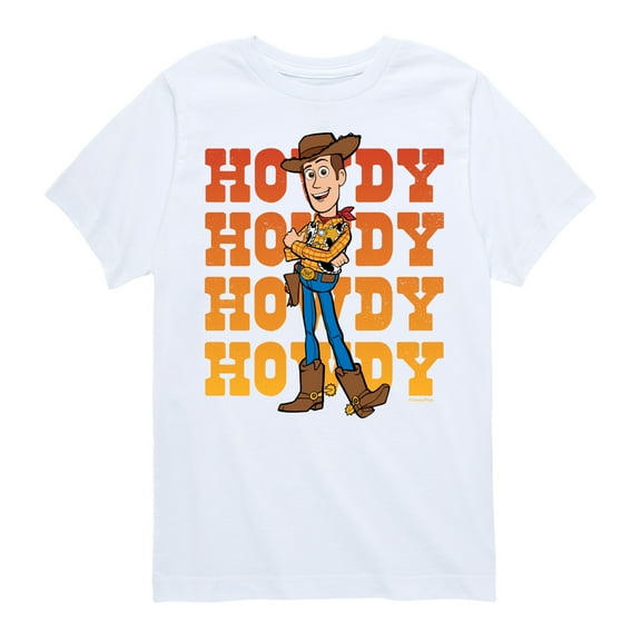 Toy Story - Woody Howdy - Toddler And Youth Short Sleeve Graphic T-Shirt
