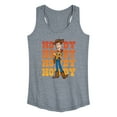 thumbnail image 1 of Toy Story - Woody Howdy - Women's Racerback Tank Top, 1 of 5