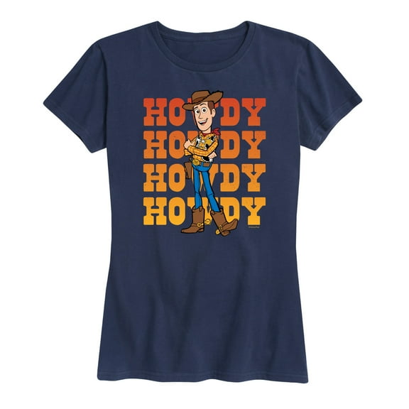 Toy Story - Woody Howdy - Women's Short Sleeve Graphic T-Shirt