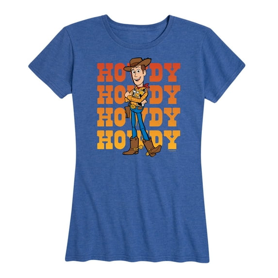 Toy Story - Woody Howdy - Women's Short Sleeve Graphic T-Shirt