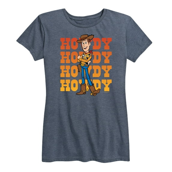 Toy Story - Woody Howdy - Women's Short Sleeve Graphic T-Shirt