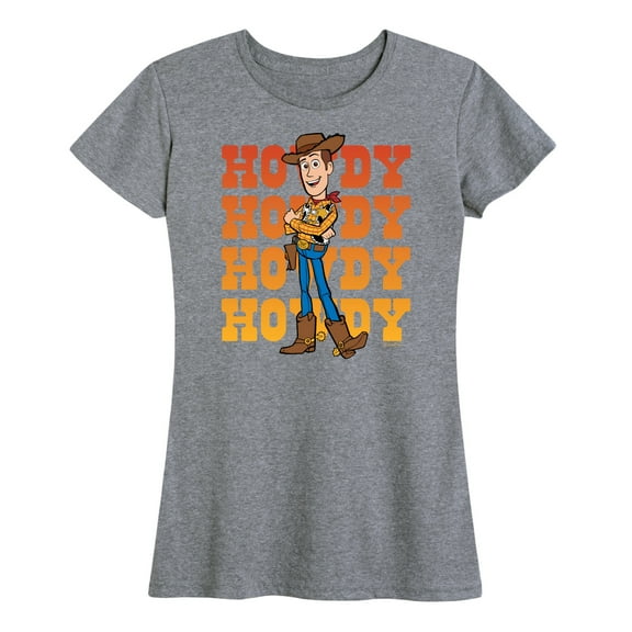 Toy Story - Woody Howdy - Women's Short Sleeve Graphic T-Shirt