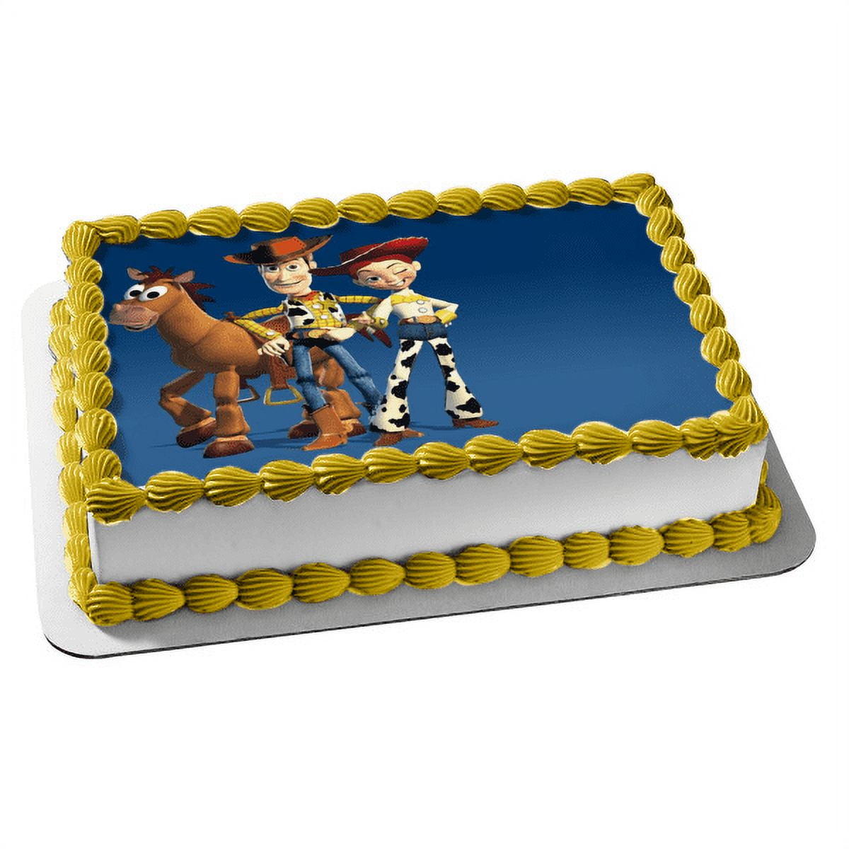 Disney Toy Story Glitter Cake Topper ​Buzz Lightyear Happy Birthday Decors  for Kids Birthday Party Baby Shower Decorations - AliExpress