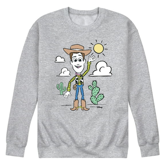 Toy Story - Woody Pastel - Men's Crew Neck Fleece Pullover