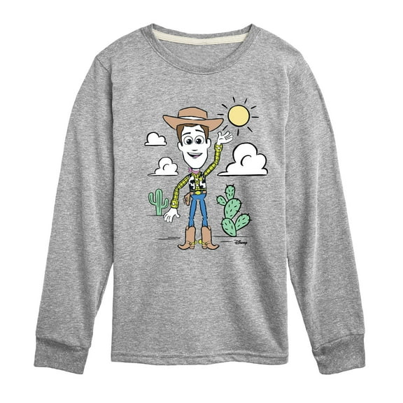 Toy Story - Woody Pastel - Toddler & Youth Long Sleeve Graphic T-Shirt