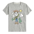thumbnail image 1 of Toy Story - Woody Pastel - Toddler & Youth Short Sleeve Graphic T-Shirt, 1 of 5
