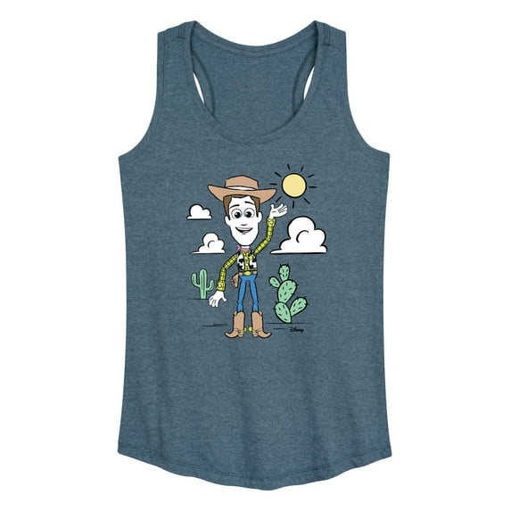 Toy Story - Woody Pastel - Women's Racerback Tank Top