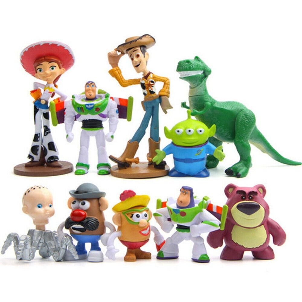 DISNEY TOY STORY MOVIE ACTION FIGURES ZURG WOODY BUZZ REX ALIEN