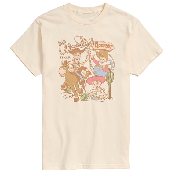 Toy Story - Woodys Roundup - Men's Short Sleeve Graphic T-Shirt