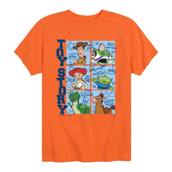 Toy Story - Yearbook - Youth Boys Short Sleeve Graphic T-Shirt