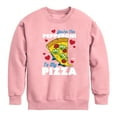 thumbnail image 1 of Toy Story - You're The Pepperoni To My Pizza - Toddler And Youth Crewneck Fleece Sweatshirt, 1 of 4