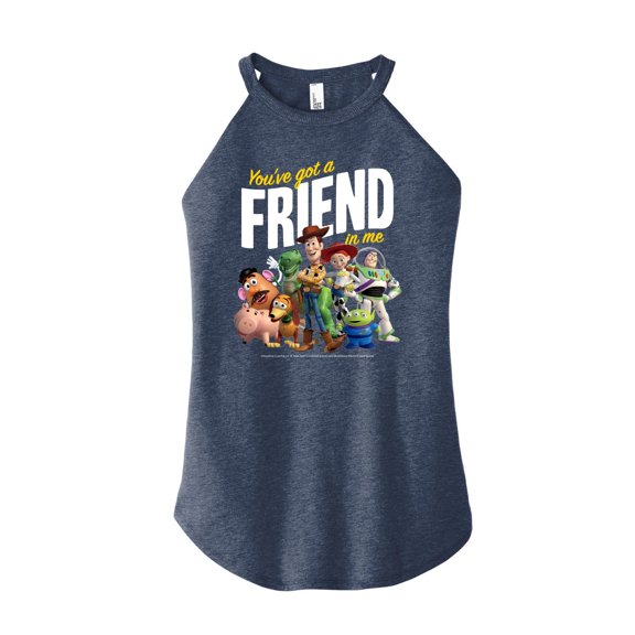 Toy Story - You've Got A Friend In Me - Juniors High Neck Tank Top