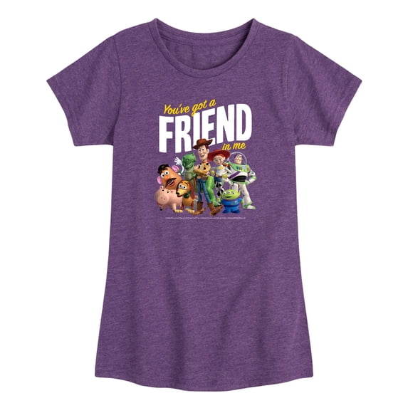 Toy Story - You've Got Friend In Me - Toddler Girls Fitted Short Sleeve T-Shirt