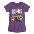 thumbnail image 1 of Toy Story - You've Got Friend In Me - Youth Girls Fitted Short Sleeve T-Shirt, 1 of 5