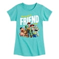 thumbnail image 1 of Toy Story - You've Got Friend In Me - Youth Girls Fitted Short Sleeve T-Shirt, 1 of 5