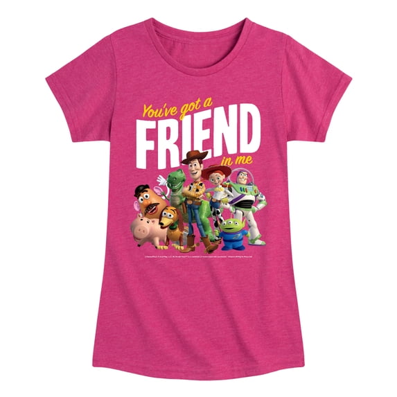 Toy Story - You've Got Friend In Me - Youth Girls Fitted Short Sleeve T-Shirt
