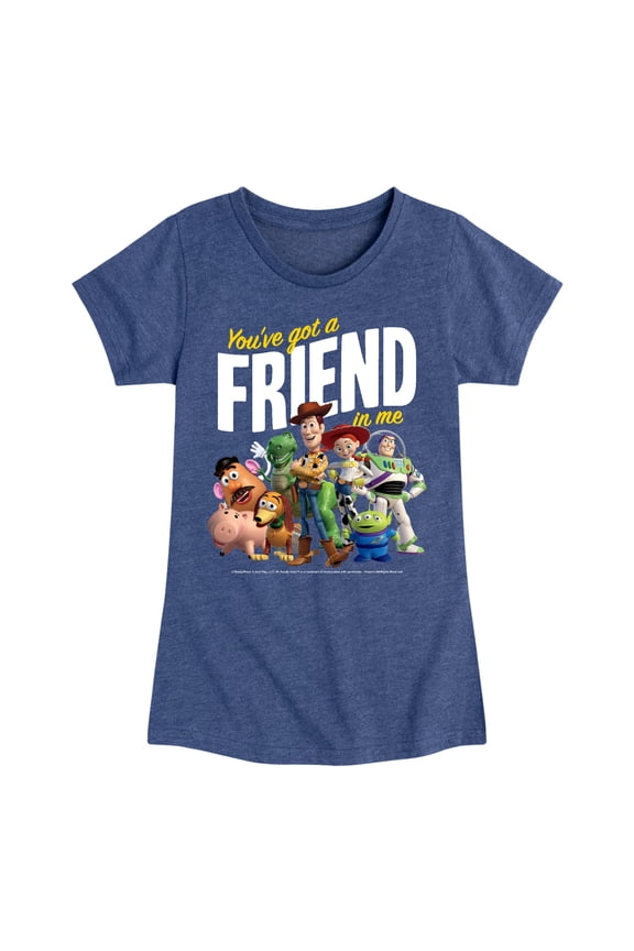 Toy Story - You've Got Friend In Me - Youth Girls Fitted Short Sleeve T-Shirt