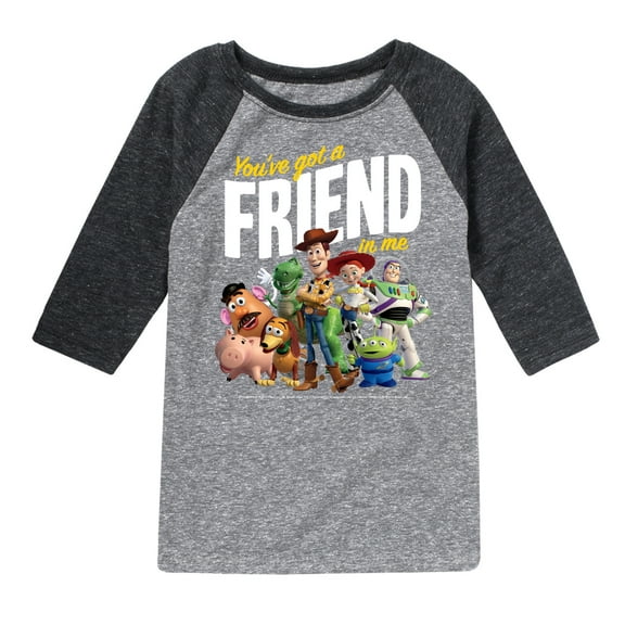 Toy Story - You've Got a Friend In Me - Toddler And Youth Raglan Graphic T-Shirt