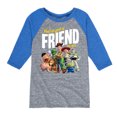 thumbnail image 1 of Toy Story - You've Got a Friend In Me - Toddler And Youth Raglan Graphic T-Shirt, 1 of 6