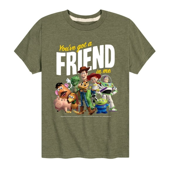 Toy Story - You've Got a Friend In Me - Toddler And Youth Short Sleeve Graphic T-Shirt