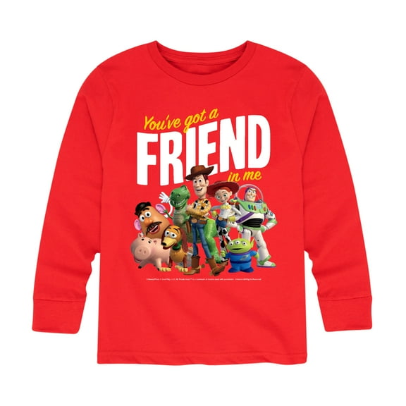 Toy Story - You've Got Friend In Me - Youth Boys Long Sleeve Graphic T-Shirt