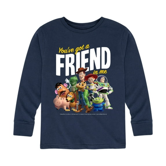 Toy Story - You've Got a Friend in Me - Toddler And Youth Long Sleeve Graphic T-Shirt