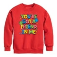 thumbnail image 1 of Toy Story - Youve Got Friend In Me - Youth Boys Crew Fleece Sweatshirt, 1 of 4