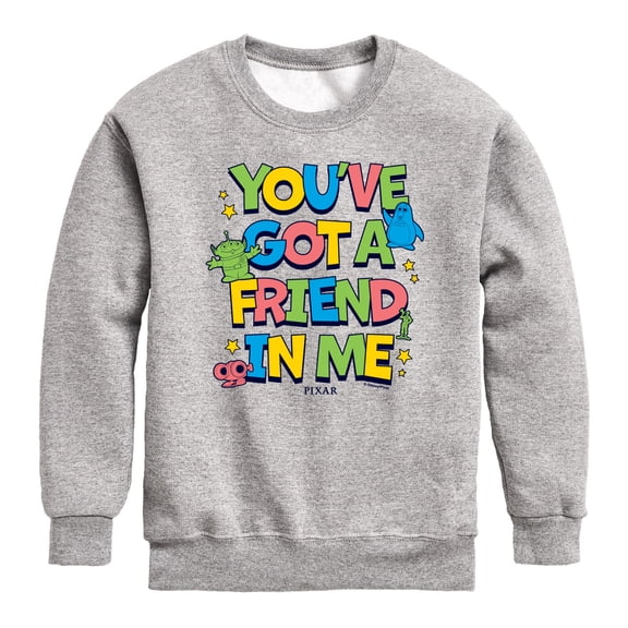 Toy Story - Youve Got Friend In Me - Youth Boys Crew Fleece Sweatshirt