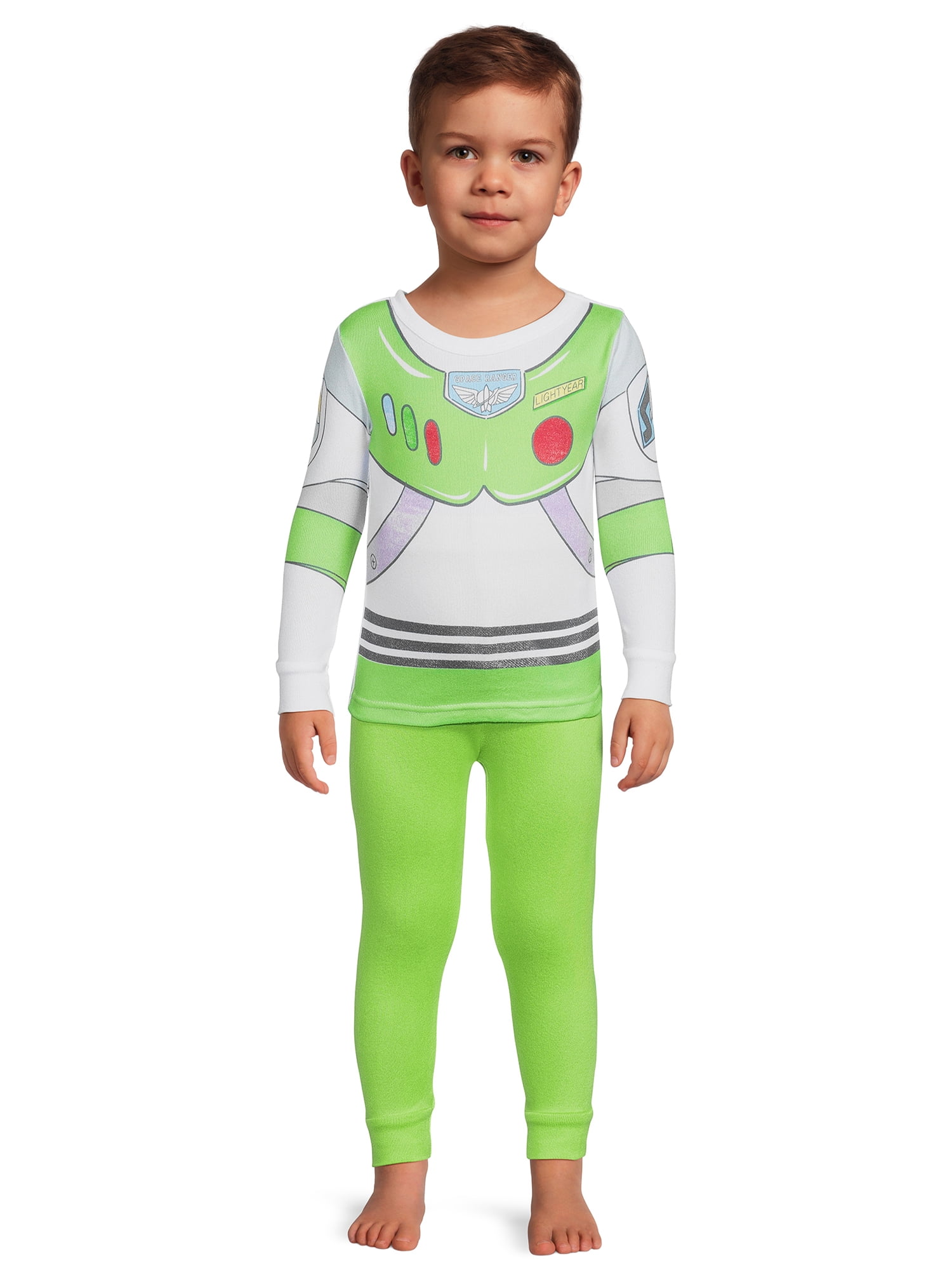 Toy Story's Buzz Lightyear Toddler Boy's Snug Fit Pajama Set, 2-Piece ...