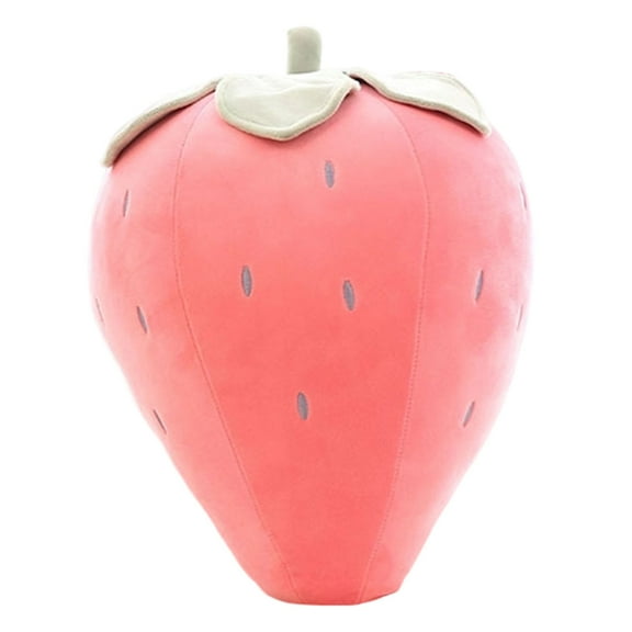 Strawberry Pillow Toy Realistic Stuffed Animal Cute Huggable Cushion for Children and Adults Ideal for Valentine's Day