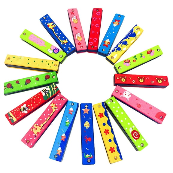 Toy Stress Slow Rising Crafteem Color Harmonica Key Of C Musical Instrument For Kids Toddlers Beginners