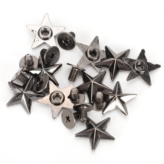 Toy Stuffing Clay Caliper Star Shape Rivet Crafts Stud Button Zinc Alloy Rivet Clothing Decoration, Zinc Alloy Star Rivet, Star Rivet, Clothing Rivet Pottery Craft