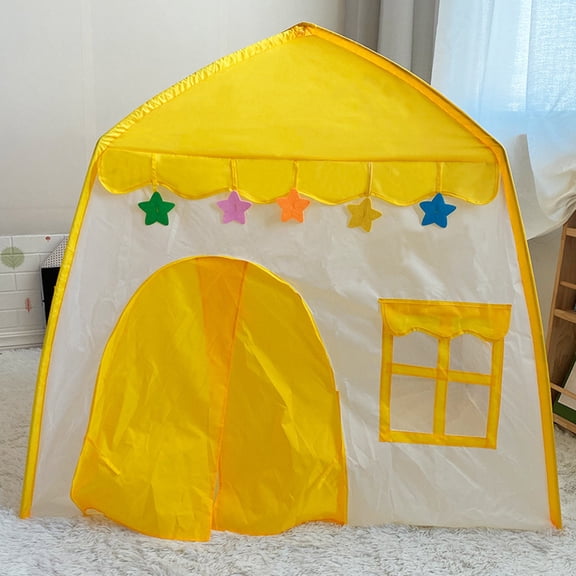 Toy Tent for Kids Playhouse Large Teepee Craft Indoor Outdoor | Spacious Fairy Themed Play Space for Children Birthday Girls Boys