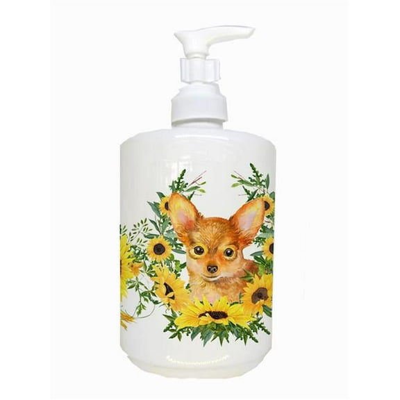 Toy Terrier Ceramic Soap Dispenser