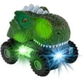 thumbnail image 1 of Toy To Enjoy Dinosaur Car Play Vehicle, with LED Lights and Sound (Green), 1 of 8