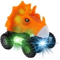 thumbnail image 1 of Toy To Enjoy Dinosaur Car Play Vehicle, with LED Lights and Sound (Orange), 1 of 7