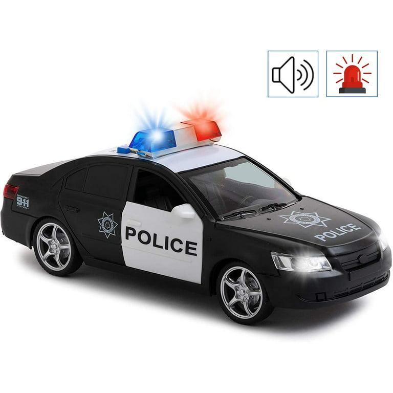  Friction Powered Police Car Toy Rescue Vehicle with