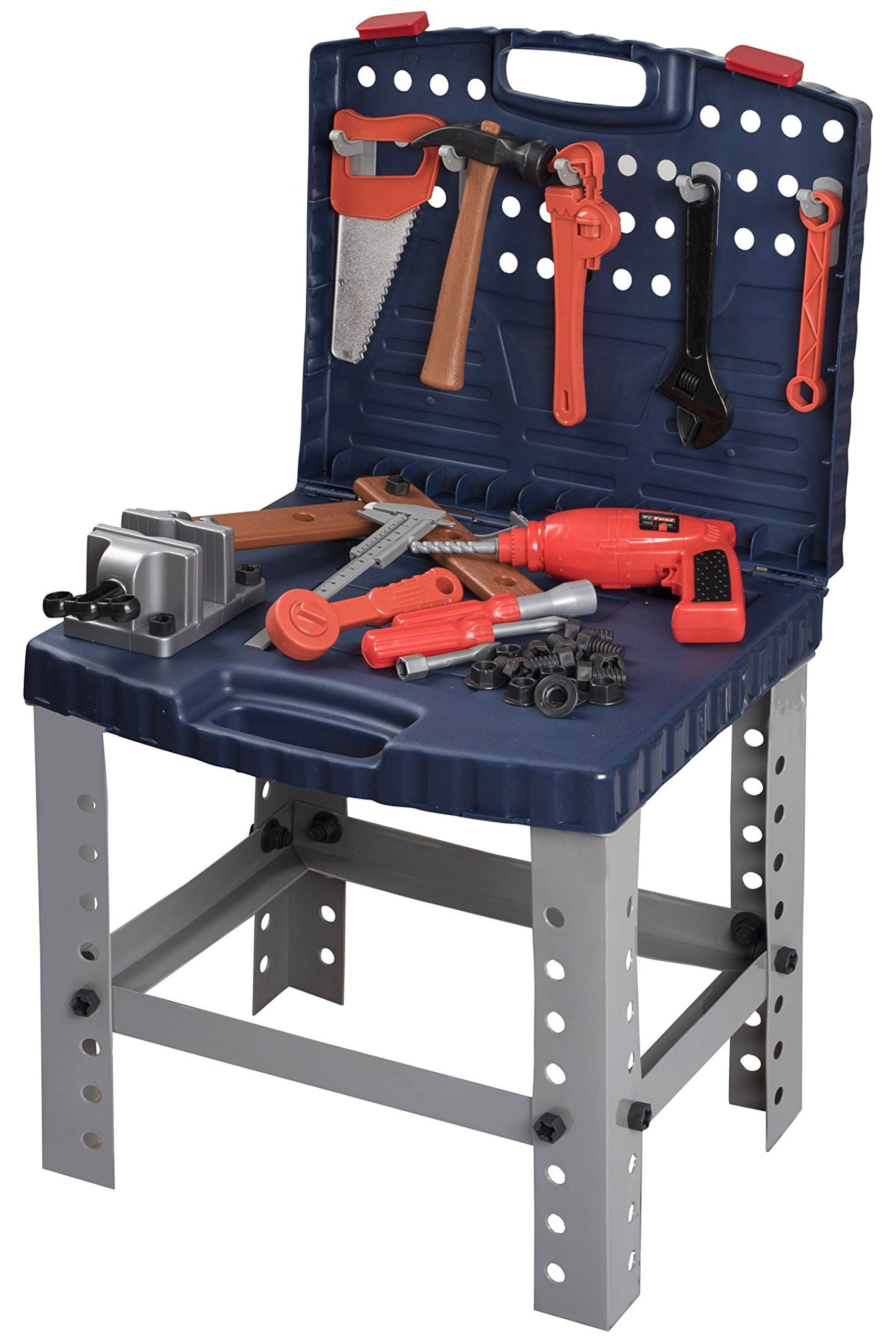 Toy Tool Set Workbench for Toddlers and Children Pretend Play Kids Toolbench Building