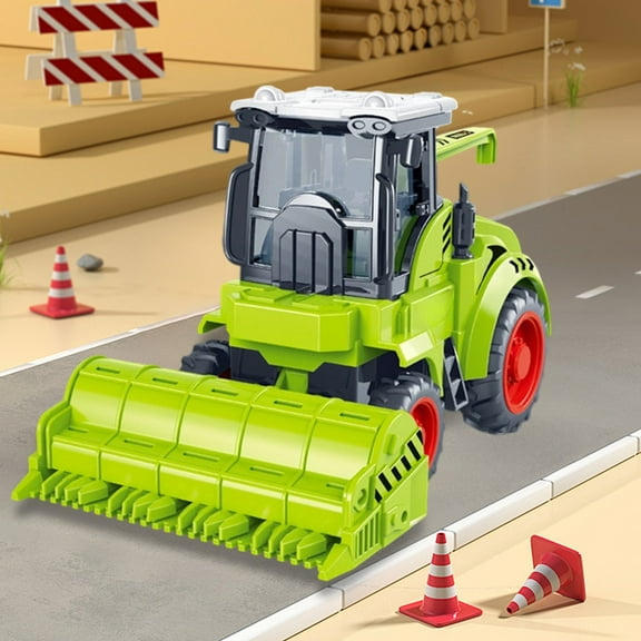 Toy Tractor, Agricultural Engineering Vehicle for Kids, Bulldozer with Movable Joints, Inertial Drive Simulation Toy Car, Interactive Construction Play Vehicle for Boys and Girls