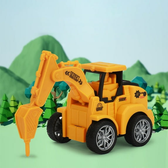 Toy Trucks Vehicle Kids Engineering Truck Inertial Truck Car for Child Kids Ages 3 and Up Boys Present,Oversized Construction Excavator Kids Toy Play Truck,Large Digger Vehicle with Movable Claw B