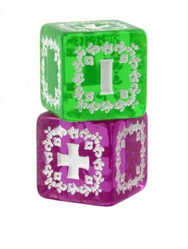 Toy Vault Fudge Dice (8Piece Set); Role Playing Games Purple and Green
